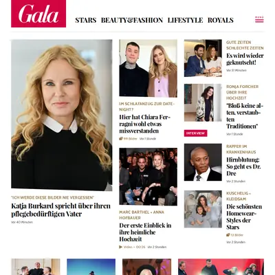 GALA startsida 2021