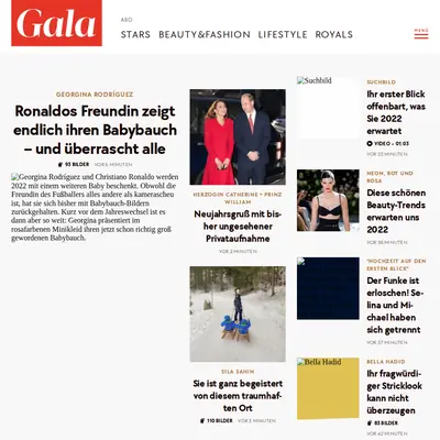 GALA startsida 2022