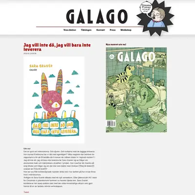 Galago startsida 2016