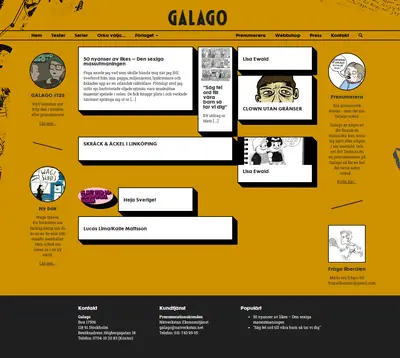 Galago startsida 2017