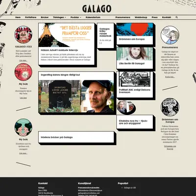 Galago startsida 2019
