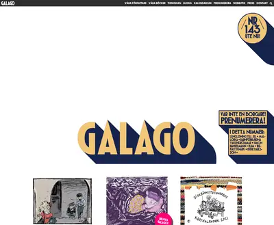 Galago startsida 2021