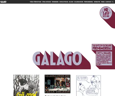 Galago startsida 2022