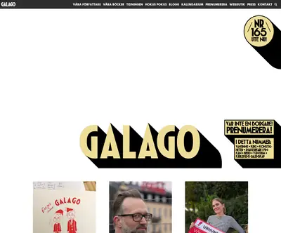 Galago startsida 2025