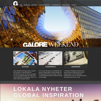 GALORE WEEKEND startsida 2015