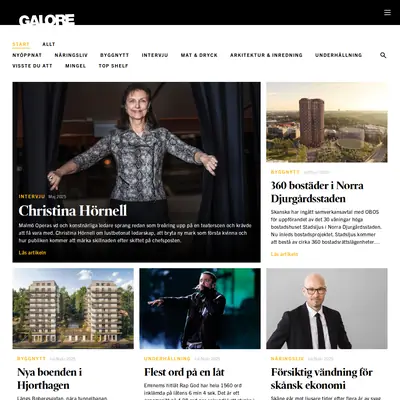 GALORE WEEKEND startsida 2026
