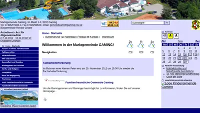 Gaming startsida 2012