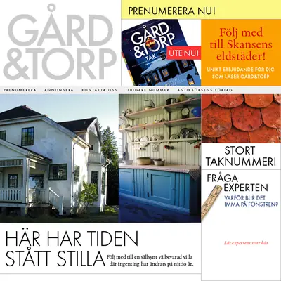 GÅRD & TORP startsida 2005