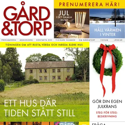 GÅRD & TORP startsida 2007