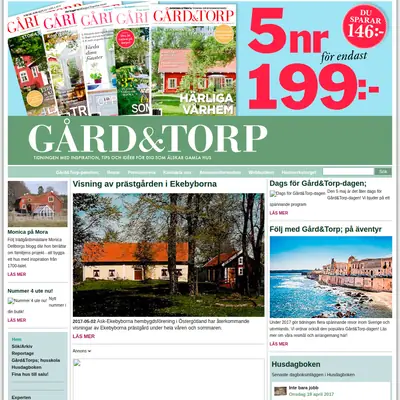 GÅRD & TORP startsida 2017