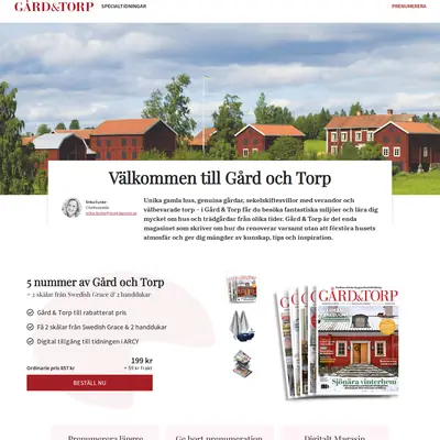 GÅRD & TORP startsida 2022
