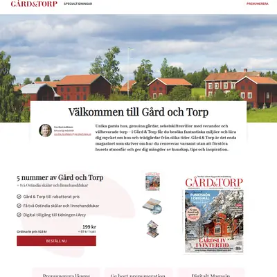 GÅRD & TORP startsida 2023