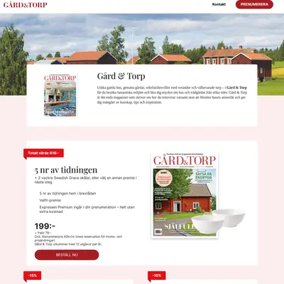 GÅRD & TORP startsida 2026