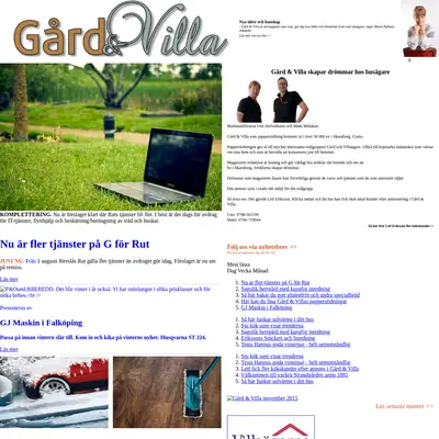 www.gardochvilla.se startsida 2016