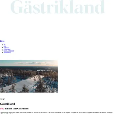 MITT GÄSTRIKLAND startsida 2025