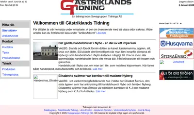 www.gastriklandstidning.se startsida 2008