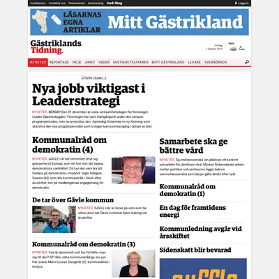 www.gastriklandstidning.se startsida 2016