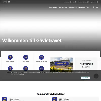 GÄVLETRAVET startsida 2024