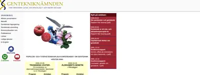 genteknik.nu startsida 2006