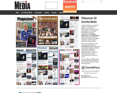 GESTRIKE MAGASINET startsida 2017