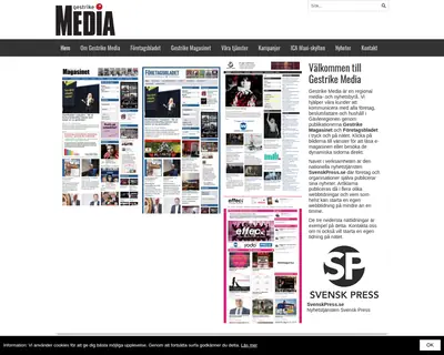 GESTRIKE MAGASINET startsida 2022