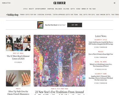 GLAMOUR startsida 2025