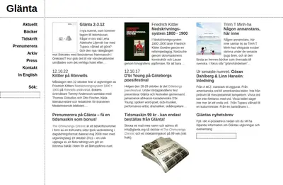 glänta startsida 2013