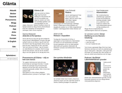 glänta startsida 2019