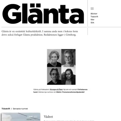 glänta startsida 2026