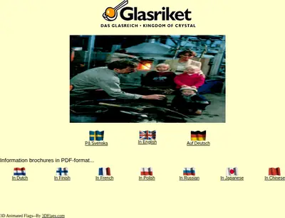 Mera Glasriket startsida 2002
