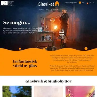 Mera Glasriket startsida 2021