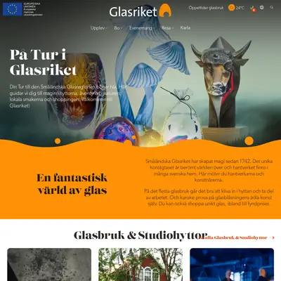 Mera Glasriket startsida 2025
