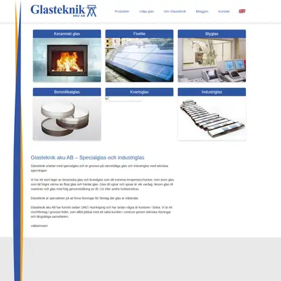 GLAS - teknik & design startsida 2015