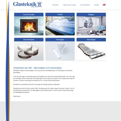 GLAS - teknik & design startsida 2018