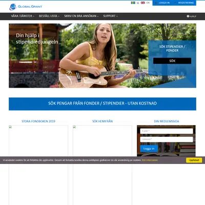globalgrant.com startsida 2020