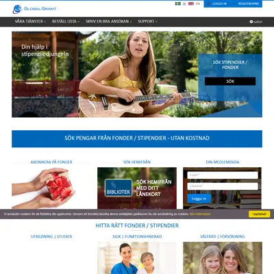 globalgrant.com startsida 2023