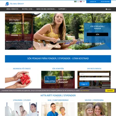 globalgrant.com startsida 2024