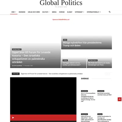 www.globalpolitics.se startsida 2021
