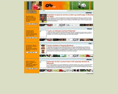 GOAL startsida 2002