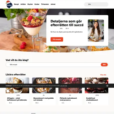 www.godare.se startsida 2023
