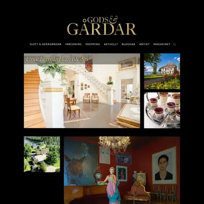 Gods och Gårdar startsida 2016