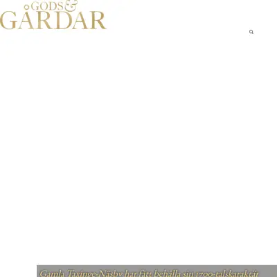 Gods och Gårdar startsida 2017
