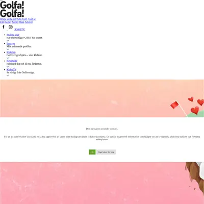 Golfa ! startsida 2024