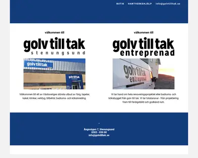 Golv till Tak startsida 2019