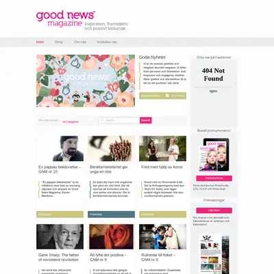 Good Magazine startsida 2013