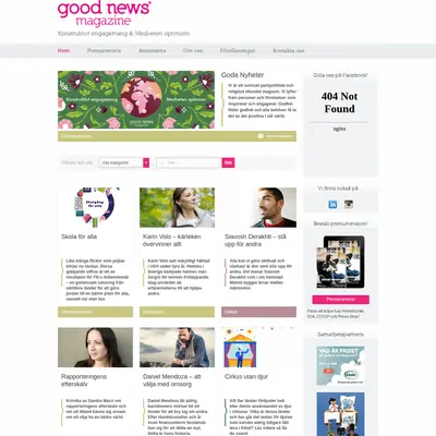 Good Magazine startsida 2015