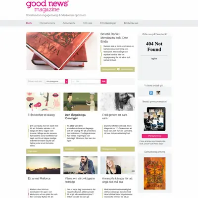 Good Magazine startsida 2016