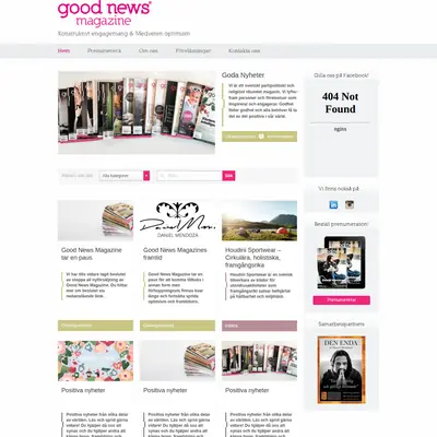 Good Magazine startsida 2018