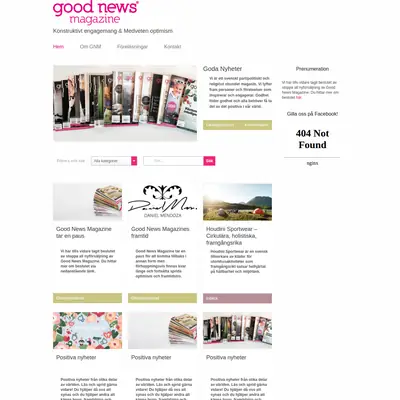 Good Magazine startsida 2019