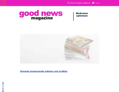 Good Magazine startsida 2020